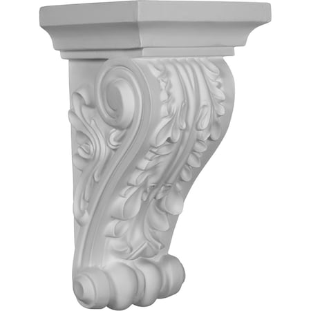 Ekena Millwork 5 1/2"W x 5 3/8"D x 10 5/8"H Acanthus Corbel COR05X10X05AC